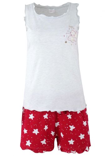 Γυναικεί baby-doll vienetta λεπτό ραντάκι all print stars σόρτς.