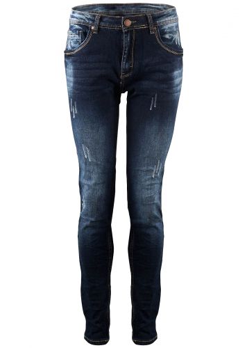 Ανδρικό jean skinny γραμμή ελαφριά ξεβάματα. Denim  Collection